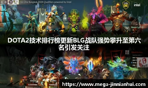DOTA2技术排行榜更新BLG战队强势攀升至第六名引发关注